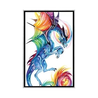 iCanvas "Rainbow Dragon Flight" by Katy Lipscomb Framed - Bed Bath